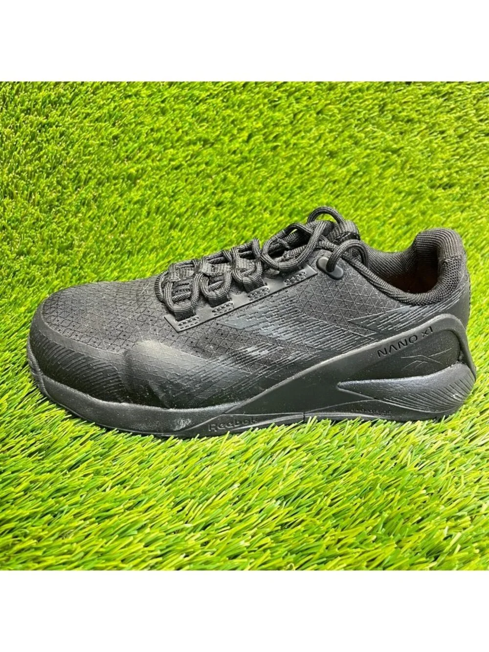 Reebok Nano X1 Adventure Womens‎ Size 6.5W Black Composite Toe Safety Work Shoes